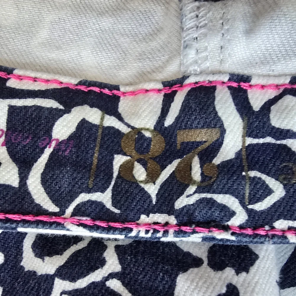 Kate Spade Navy and White Floral Jeans - Picture 7 of 9